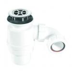 McAlpine STW10R shower trap with 80mm seal & 70mm chromed plastic flange