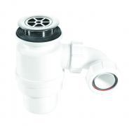 McAlpine STW10R shower trap with 80mm seal & 70mm chromed plastic flange