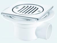 McAlpine TSG50-T150SS trapped horiz outlet gulley - polished SS