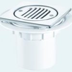 McAlpine TSG2-T6WH trapped vertical outlet gulley - white