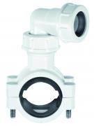 McAlpine pipe clamp 19/23mm white CLAMP1WH