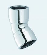 McAlpine chromed brass 135 degree bend