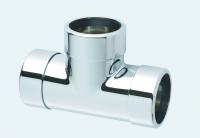 McAlpine 42ECB chromed brass eequal tee 42mm