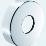 McAlpine chromed brass wall flange