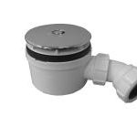 McAlpine ST90CP1070 shower trap with 50mm seal & 90mm chromed plastic flange