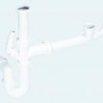 McAlpine SK1A bowl & half sink waste kit with double appliance nozzle