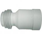 Stadium flexible WC pan connector 4"