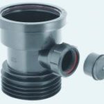McAlpine DC1BLBO drain connector with 1.1/2" boss