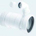 McAlpine WCF26RV flexible WC connector with boss x 180-470mm long
