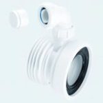 McAlpine WCCON1V WC straight connector with boss