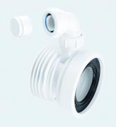 McAlpine WCCON1V WC straight connector with boss