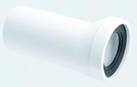 McAlpine WCCON6 rigid WC connector with adj length 20mm offset & plain end