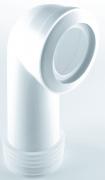 McAlpine MAC-8L WC connector - long 90 bend