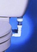 WC overflow kit for close coupled pan