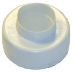Flushpipe connector - white universal