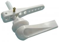 WC cistern handle - white plastic
