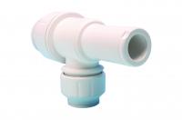 Speedfit white stem reducing tee