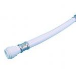 Speedfit white PVC hose 300mm long - 15mm tube to tube