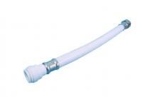 Speedfit white PVC hose 500mm long - (tap connector)