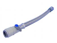 Speedfit braided hose & plastic iso valve with handle 300mm - 15mmx1/2" tap conn