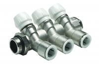 S-F brass manifold 15 x 3/4"