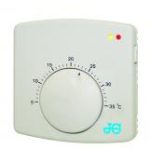 John Guest un/floor htg 240V room stat with setback JG DSSB