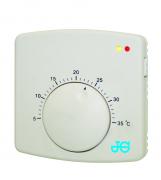 John Guest un/floor htg 240V room stat with setback JG DSSB