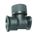 Polyplumb brass wallplate elbow