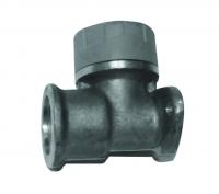 Polyplumb brass wallplate elbow