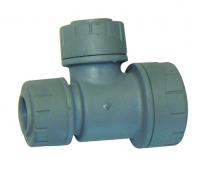 Polyplumb tee (Branch & End Reduced)