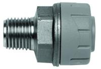 Polyplumb brass male adaptor (Male BSPT)