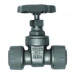 Polyplumb brass gate valve