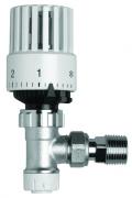 Polyplumb chrome thermostatic radiator valve