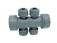 Polyplumb manifold 22mm x 10mm 2 port PB2822