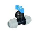 PLASSON 3407 plastic stoptap (compression ends) 1