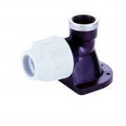 PLASSON 7750 plastic wallplate elbow BSP Female Parallel