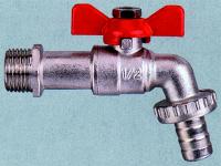 PLASSON 1/4 turn brass bibcock 2100