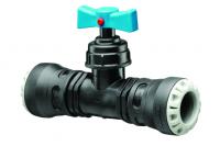 PLASS-ONE 0341 pushfit plastic stoptap MDPE x MDPE