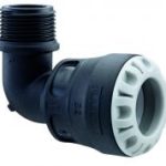 Plass-ONE elbow BSPT male 1085