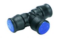 TALBOT pushfit equal tee for MDPE