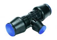 TALBOT pushfit reducing tee for MDPE