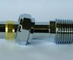 Pegler chrome radiator valve extension piece 21mm