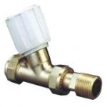 Pegler Terrier 368LS chrome straight radiator valve 15mm