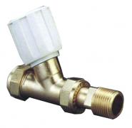 Pegler Terrier 368LS chrome straight radiator valve 15mm