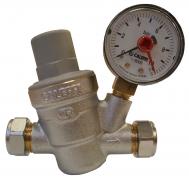 Caleffi 533841 pressure reducing valve with gauge (C x C)