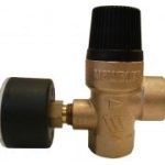 Watts 3 bar pressure relief valve with gauge 1/2" F x F