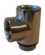 Towel warmer tee CP 1/2" MxF
