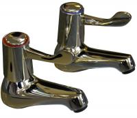 Eclipse 3" lever basin taps (pair)