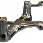 Eclipse 3″ lever bath deck filler 1