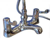 Eclipse cross head bath shower mixer